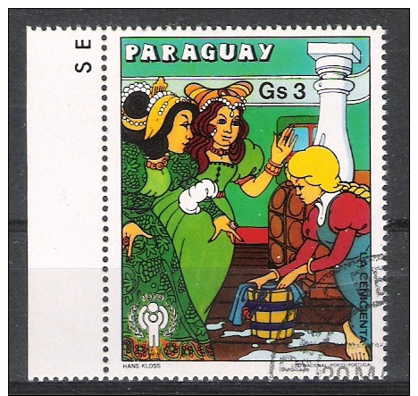 Paraguay : N° Yvert 1713 - Conte Pour Les Enfants  ( Cendrillon ) . - Contes, Fables & Légendes