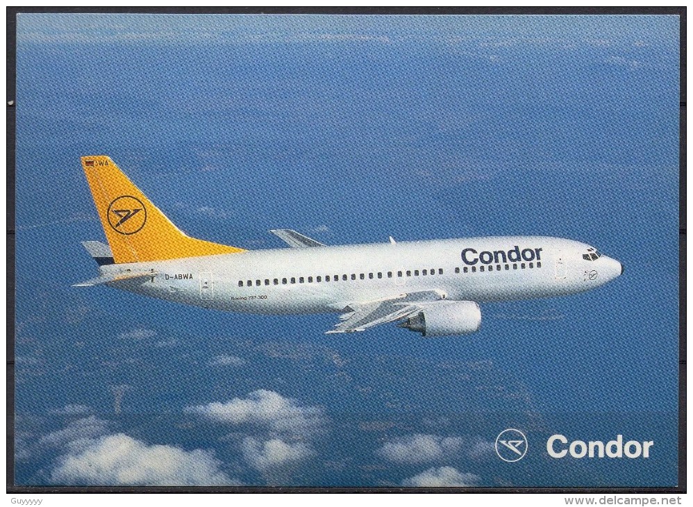 Carte Postale - Boeing 737-300 - Condor - Neuve - 1946-....: Moderne