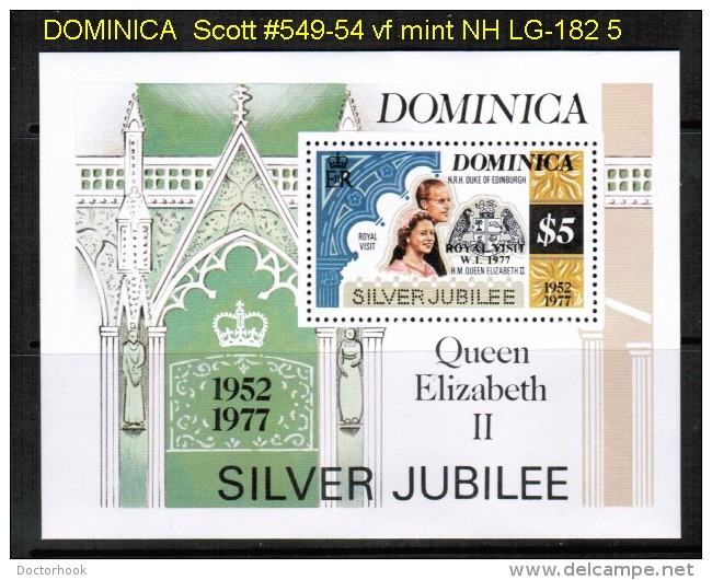 DOMINICA   Scott  # 549-54**  VF MINT NH - Dominica (...-1978)