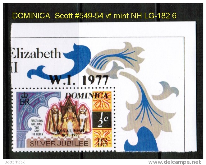 DOMINICA   Scott  # 549-54**  VF MINT NH - Dominica (...-1978)