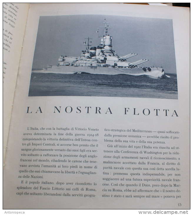 ITALIA 1943 - "APPELLO AL MARE" DELL'ACCADEMIA NAVALE DI LIVORNO