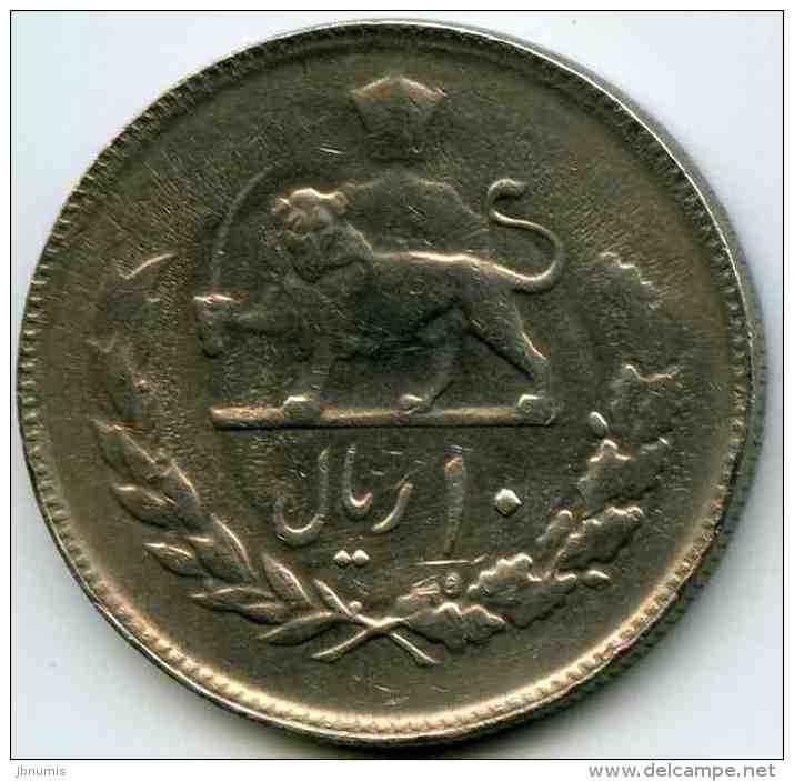 Iran 10 Rials 2536 / 1977 KM 1179 - Irán