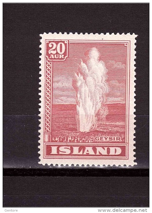 ICELAND 1938 Definitive Issue   Michel Cat N° 194  Mint Lightly Hinged * - Ongebruikt