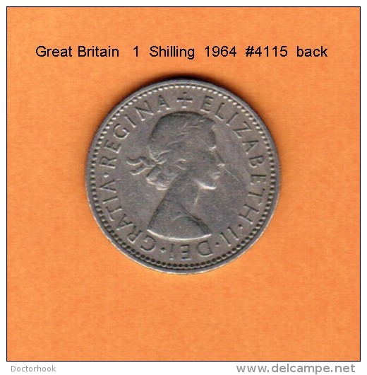 GREAT BRITAIN    1  SHILLING  1964  (KM # 904) - I. 1 Shilling