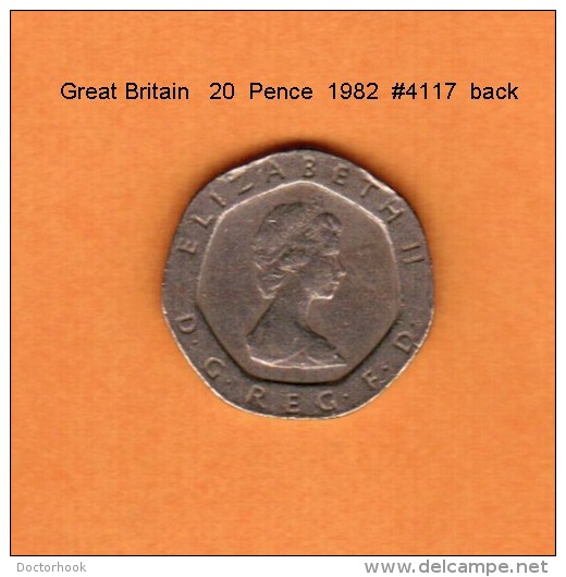 GREAT BRITAIN    20  PENCE  1982  (KM # 931) - 20 Pence