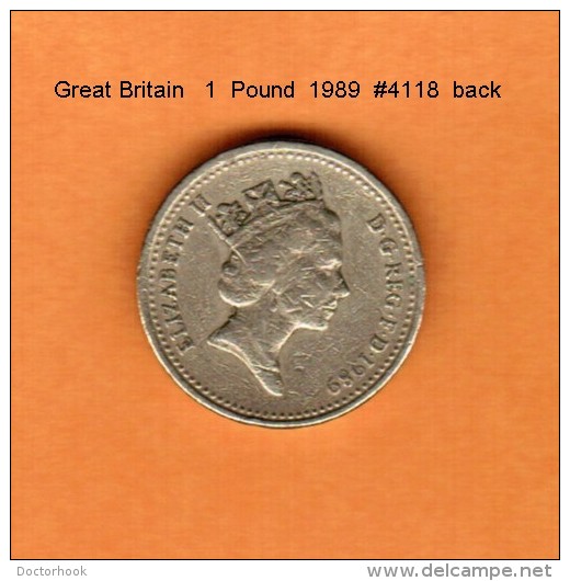 GREAT BRITAIN    1  POUND  1989  (KM # 959) - 1 Pond