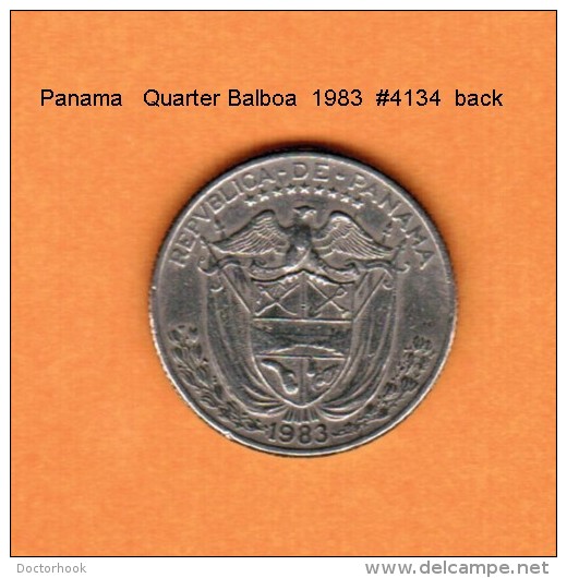 PANAMA    1/4  BALBOA  1983  (KM # 88) - Panama