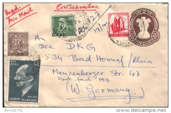 Indien / India - Umschlag Echt Gelaufen / Cover Used (x348) - Briefe
