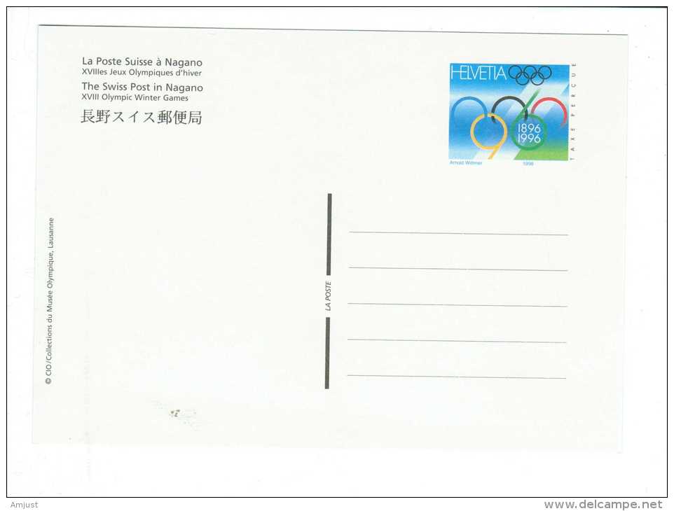 Suisse//Schweiz//Svizerra // Switzerland// Entier Postal La Poste Suisse à Nagano - Stamped Stationery