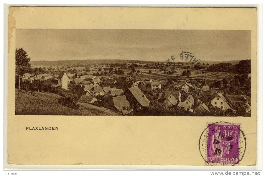 FLAXLANDEN  -  Vue Générale Sur Le Village - Beau Plan - Ed. BRAUN &amp; Cie, N° -- - Autres & Non Classés