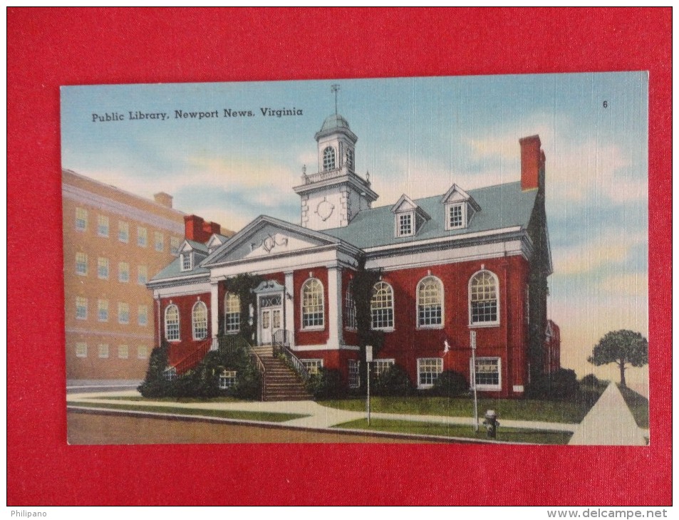 Virginia > Newport News  Library  Not Mailed    Ref 1256 - Newport News