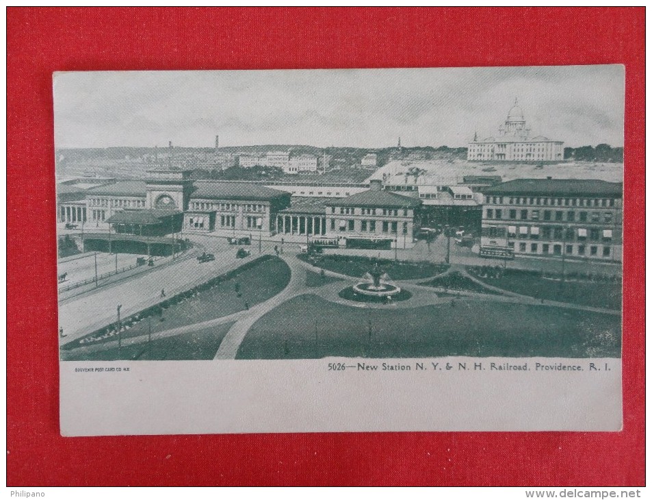 Rhode Island > Providence  Railroad Station Pre 1907 UDB  Not Mailed  Not Mailed  Ref 1256 - Providence