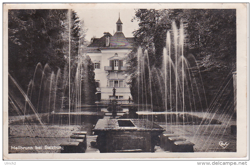 AK Salzburg - Hellbrunn - Fürstentisch Und Lustschloss - 1939 (2266) - Salzburg Stadt