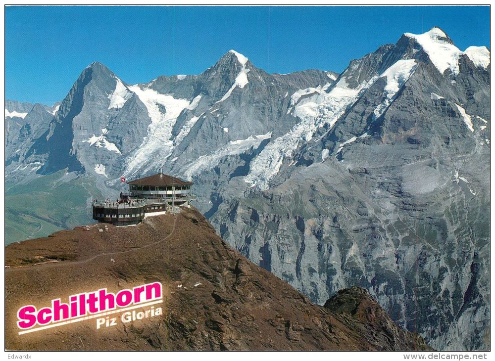 Schilthorn BE, Switzerland Postcard Used Posted To UK 2003 Stamp - Autres & Non Classés