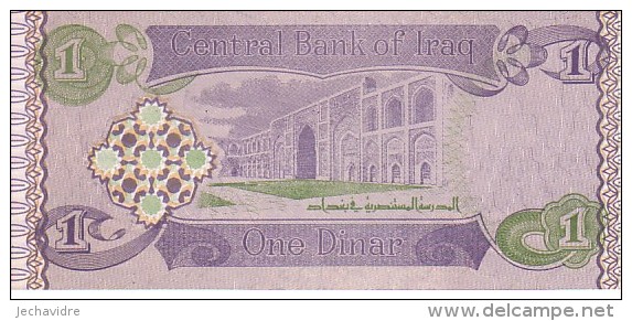 IRAQ  1  Dinar  Daté De 1992   Pick 79     ***** BILLET  NEUF  ***** - Iraq