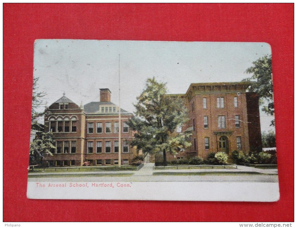 - Connecticut > Hartford  Arsenal School 1911 Cancel      Ref 1257 - Hartford