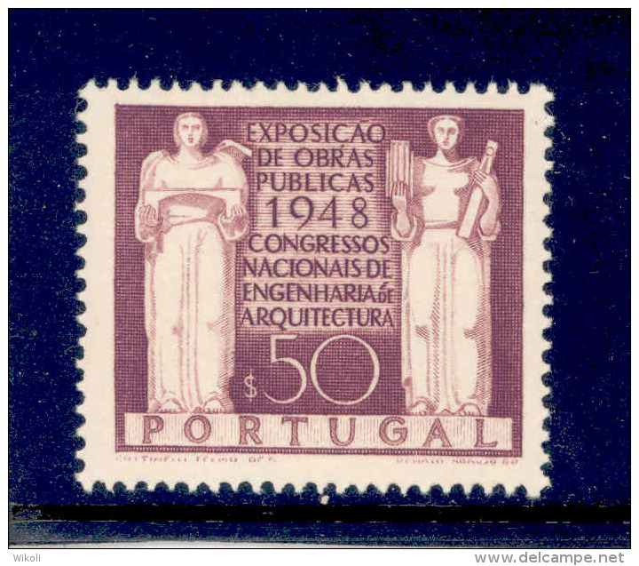 ! ! Portugal - 1948 Public Works - Af. 695 - MH - Nuevos