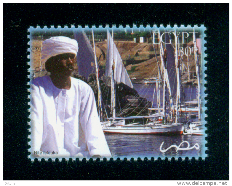 EGYPT / 2004 / NILE FELOUKA / COSTUMES / MNH / VF . - Ungebraucht