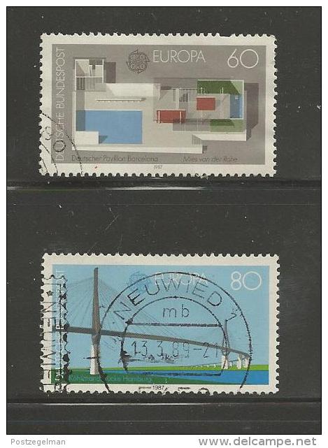 GERMANY 1987 Used Stamp(s)  Europa Nrs. 1321-1322, #12837 - Used Stamps