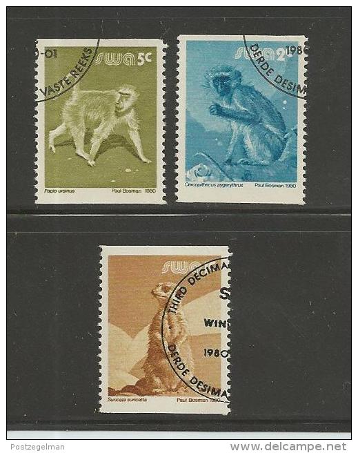 SWA 1980 CTO Stamp(s) Animal Coils 493-495 #3227 - Autres & Non Classés