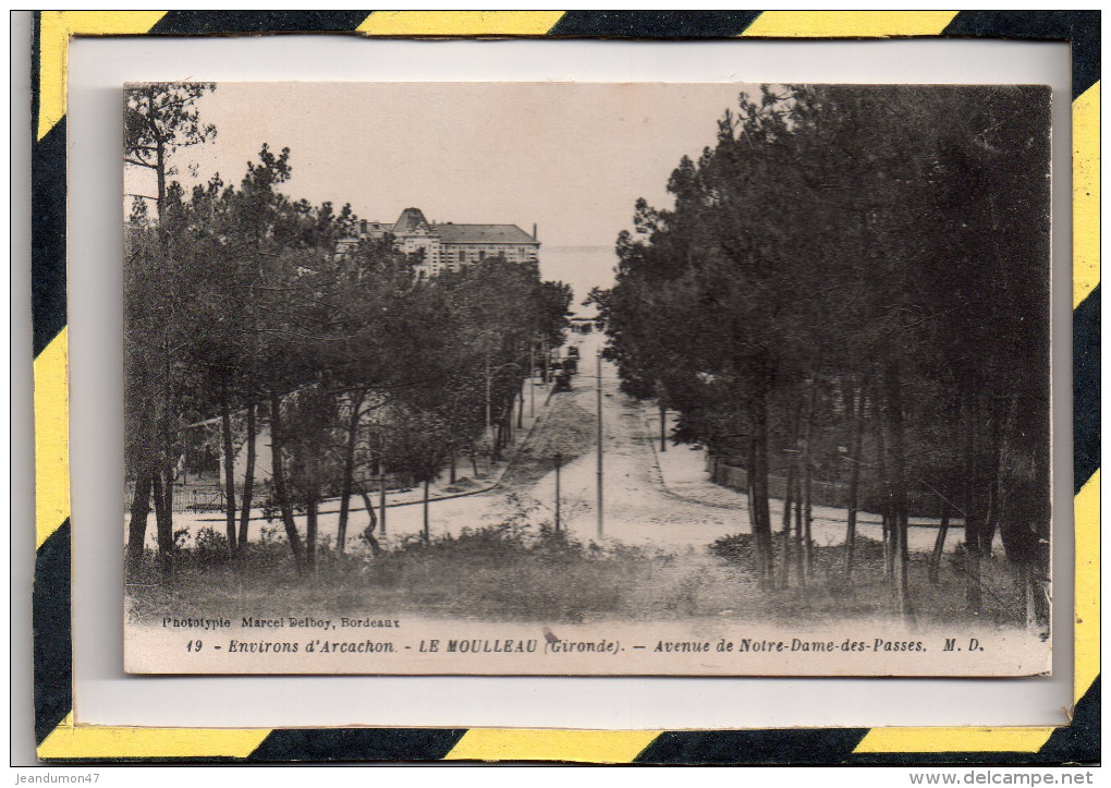 LE MOULLEAU. - . AVENUE NOTRE DAME DES PASSES. - Arcachon