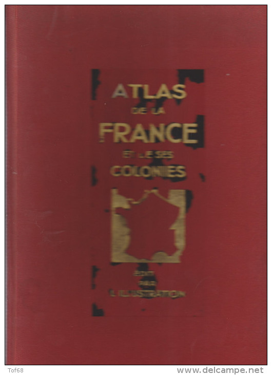 Atlas De La France Et De Ses Colonies 1938 - Kaarten & Atlas