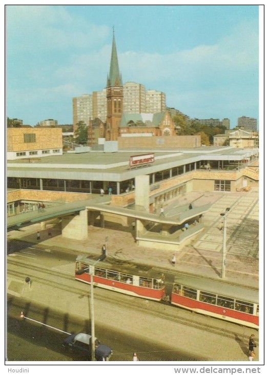 Frankfurt A.d. Oder - Einkaufszentrum + Tram Railway   -  Foto Hartmetz - Frankfurt A. D. Oder