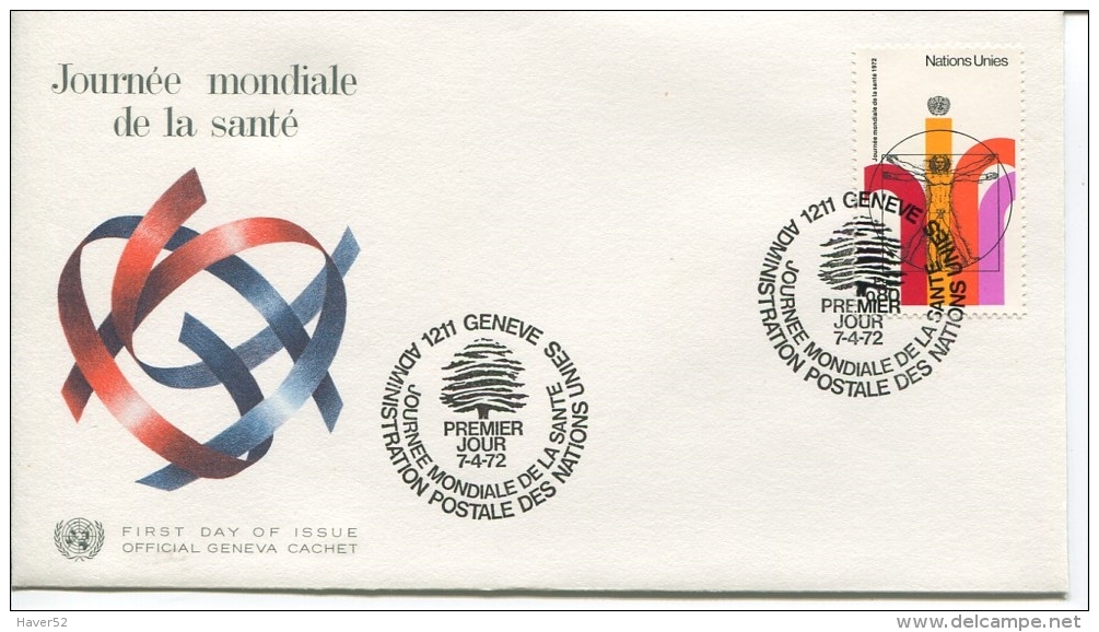 UNITED NATIONS - GENEVE  - 1972  FDC - See Scan - FDC