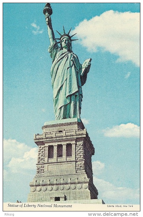 Statue Of Liberty    Sent To Denmark    New York   # 03112 - Estatua De La Libertad