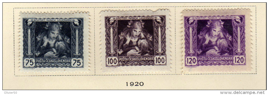 Tchécoslovaquie (1919)  -  "Indépendance" Neufs* - Unused Stamps