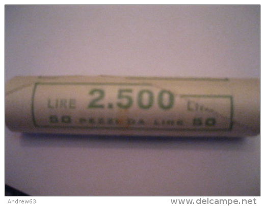 ITALIA - Lire 50 1974 - FDC/Unc Rotolino/roll 1 Rotolino Da 50 Monete/1 Roll 50 Coins - 50 Lire