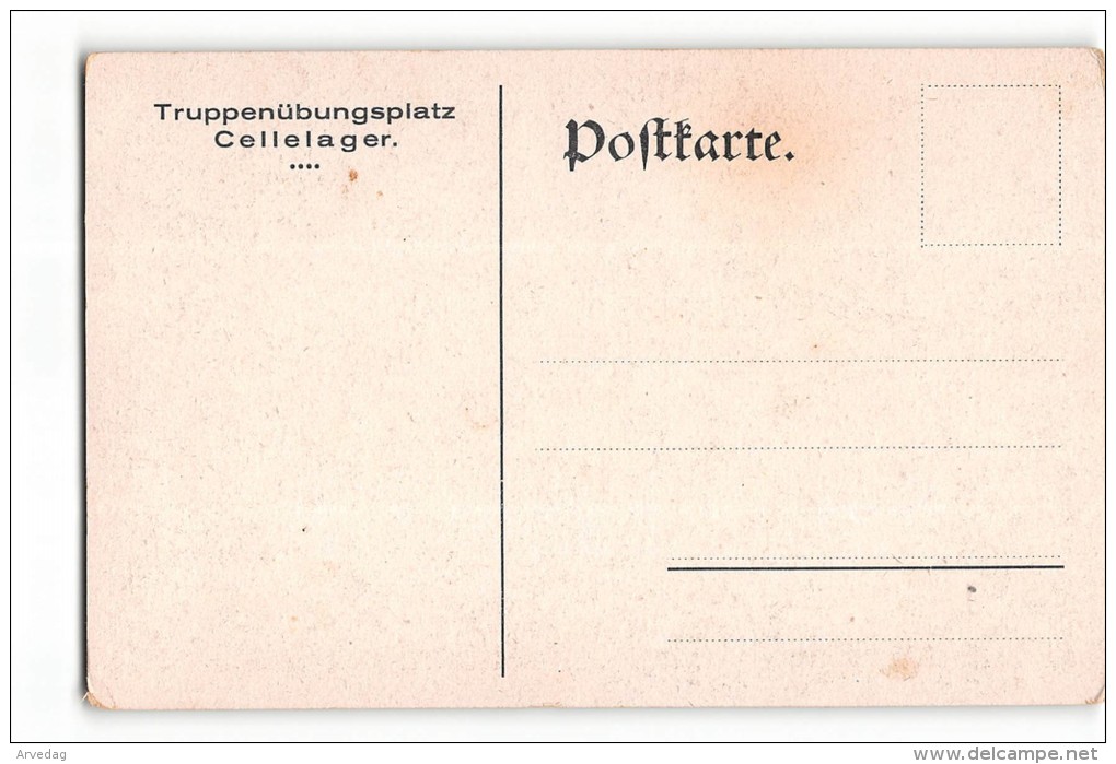 7688 01 DEUTSCHLAND GERMANY TRUPPENUBUNGSPLATZ CELLELAGER - Altri & Non Classificati