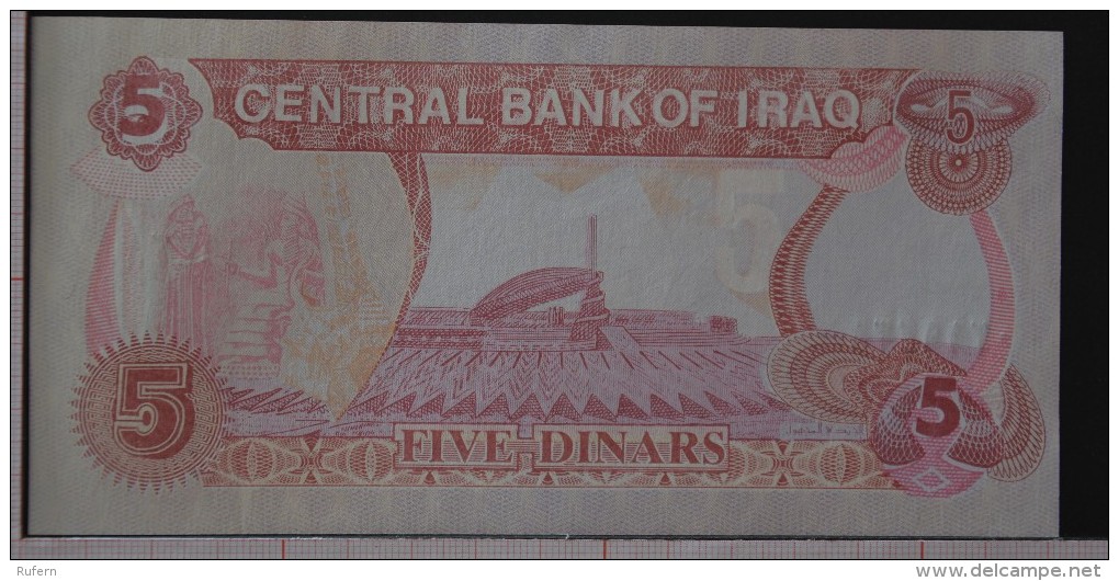 IRAQ  5  DINARS  1992     -    (Nº05986) - Irak