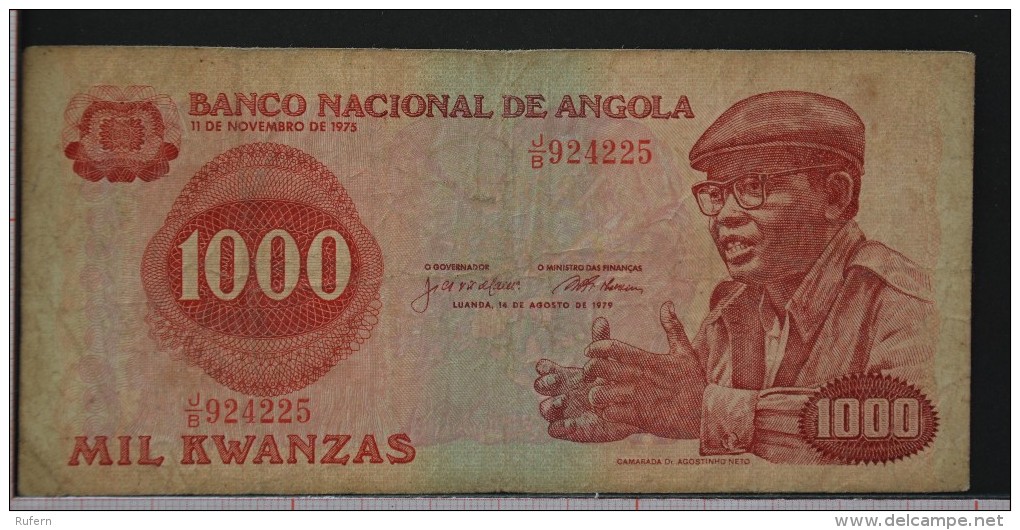 ANGOLA  1000  KWANZAS  1979     -    (Nº05992) - Angola