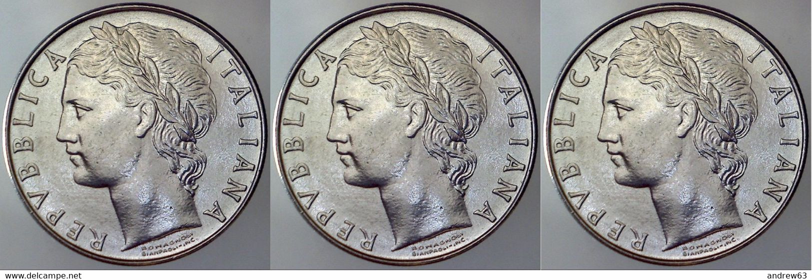 ITALIA - Lire 100 1976 - FDC/Unc Da Rotolino/from Roll 3 Monete/3 Coins - 100 Lire