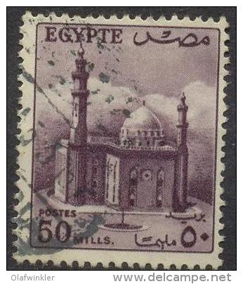 1953 Definitives: Mosque Of Sultan Hassan  50 M Sc 336 / Mi 407 Used / Oblitéré / Gestempelt [hod] - Gebruikt