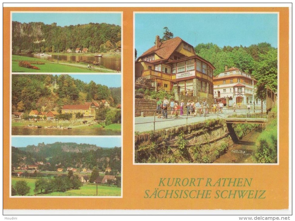 Rathen Kurort Sachsische Schweiz Foto Heselbarth Mit Gaststätte Sonniges Eck - Rathen