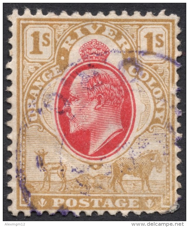 Orange Free State, 1 S. 1903, Sc # 68, Mi # 46, Used (2) - Oranje Vrijstaat (1868-1909)