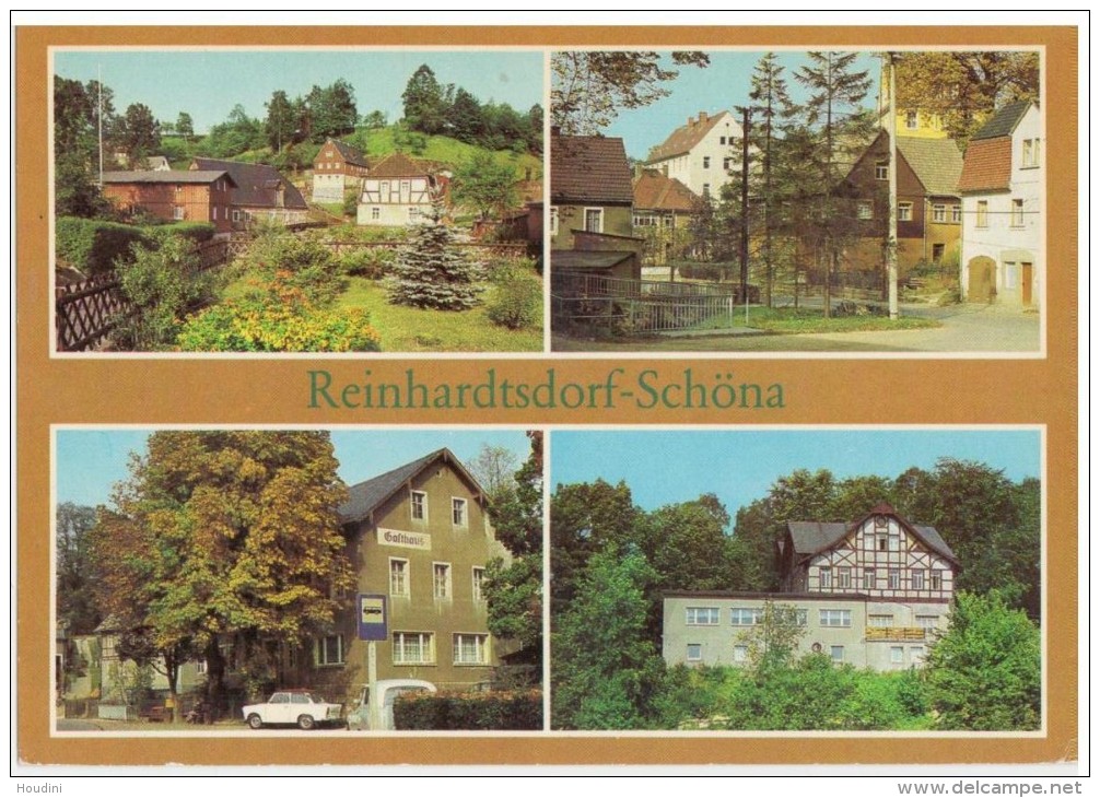 Reinhardtsdorf - Schöna (Kr Pirna) - Gasthaus "Zur Hoffnung" - Hotel "Wolfsberg" - Pirna