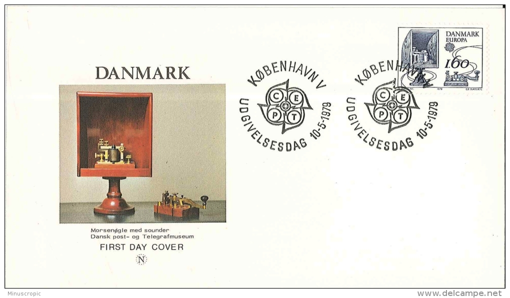 Enveloppe FDC - Danmark - Kobenhavn V Udgivelsesdag - 1979 - FDC
