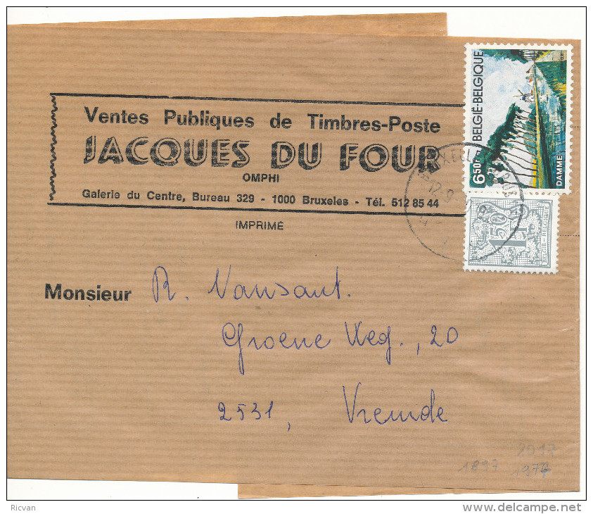 1980 Catalogusband(Jacques Du Four)  Van Brussel Naar Vremde PZ1902+1977  Zie Scan(s) - 1977-1985 Chiffre Sur Lion