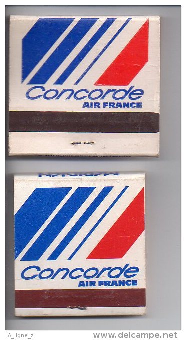 REF AA  : Pochette D'Allumettes Matches Collection Air France 2 Formats MERIDIEN CONCORDE - Boites D'allumettes