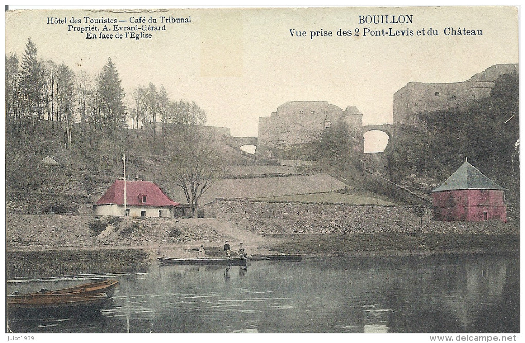 BOUILLON ..-- La Semois Au Passage D ' Eau . 1911 Vers BXL . Voir Verso . - Bouillon