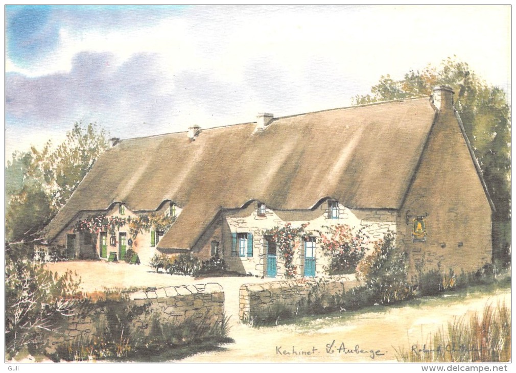 44] Loire Atlantique- KERHINET L'Auberge De Kerhinet  St SAINT -LYPHARD D'après Aquarelle De Raymond Chatelat *PRIX FIXE - Saint-Lyphard