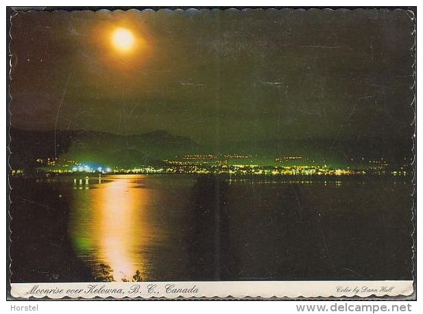 Kanada - Kelowna - Okanagan Valley - Moonrise - Nice Stamp - Kelowna