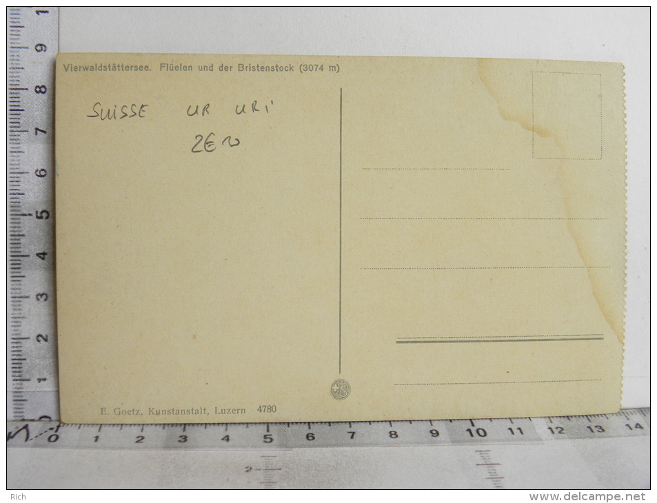 CPA SUISSE - Flüelen Und Der Bristenstock - Flüelen