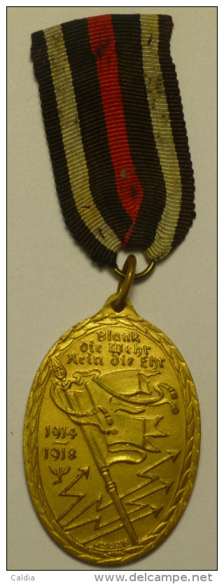 Allemagne Germany 1921 " The Kyffhäuser War Commemorative Medal Of The Kyffhäuser Union " - Allemagne