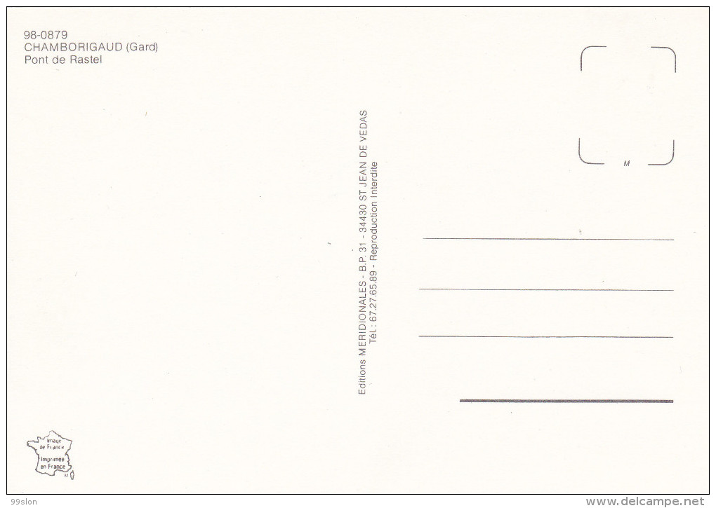 CHAMBORIGAUD (30) - Pont De Rastel - Chamborigaud