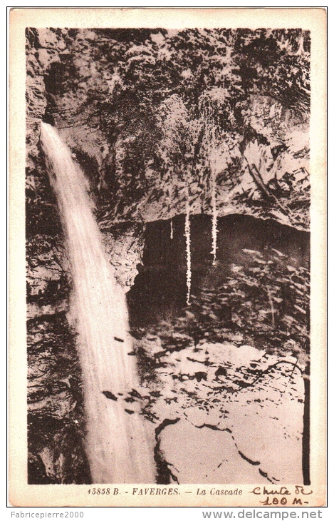 CPA 74 (Hte-Savoie) Faverges - La Cascade - Faverges