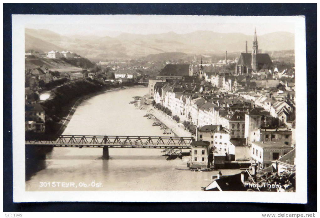 Steyr, Gebrauchte Karte, Gelaufen 1929 Nach Wien - Steyr